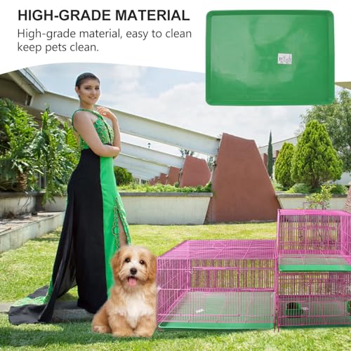 TEHAUX Dog Crate Tray Accessory Tray Pet Cage Bedpan, Safe Potty Toilet Pan Poop Tray Cage for Rabbit Guinea Pig, Birds, Pets - Image 3