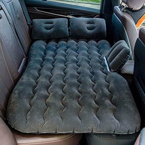 JMEOWIO Car Inflatable Air Mattress Back Seat Pump Portable Travel, Camping, Vacation, Sleeping Blow-Up Bed Pad fits SUV, Truck, Minivan | Compact Twin Size