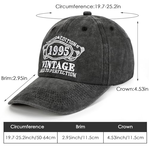 Image of 21st 30th 40th 50th 60th 70th 80th Birthday Gifts for Men Women, Vintage 2004-1945 Year Old Gifts Baseball Cap Hats for Him