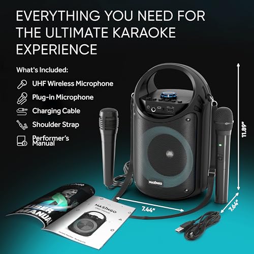 Buying Guide SUDOTACK Karaoke Machine with 4 Wireless Microphones