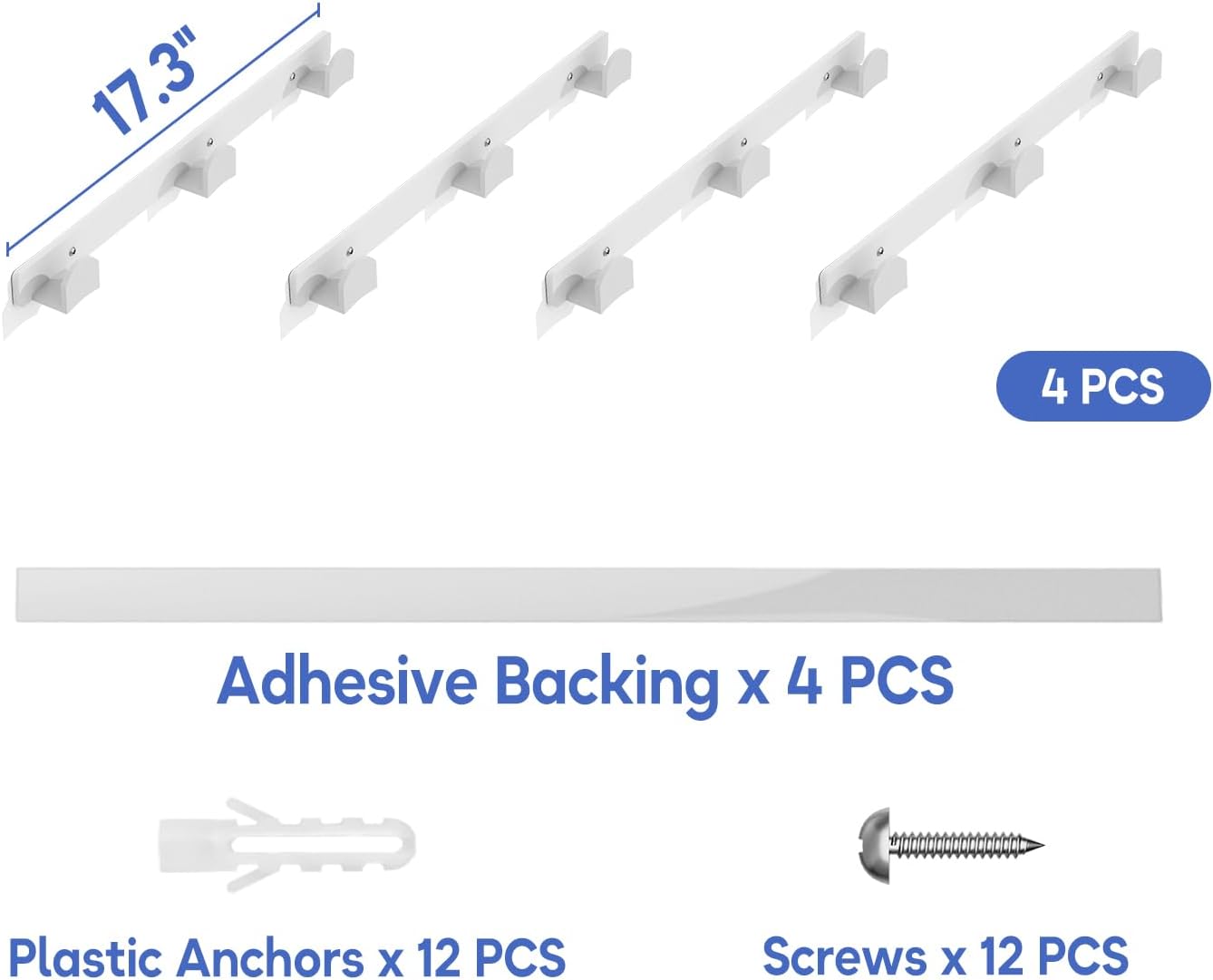 2 Pas Hat Ra for Wall, Hat Organizer for Baseball s, 3