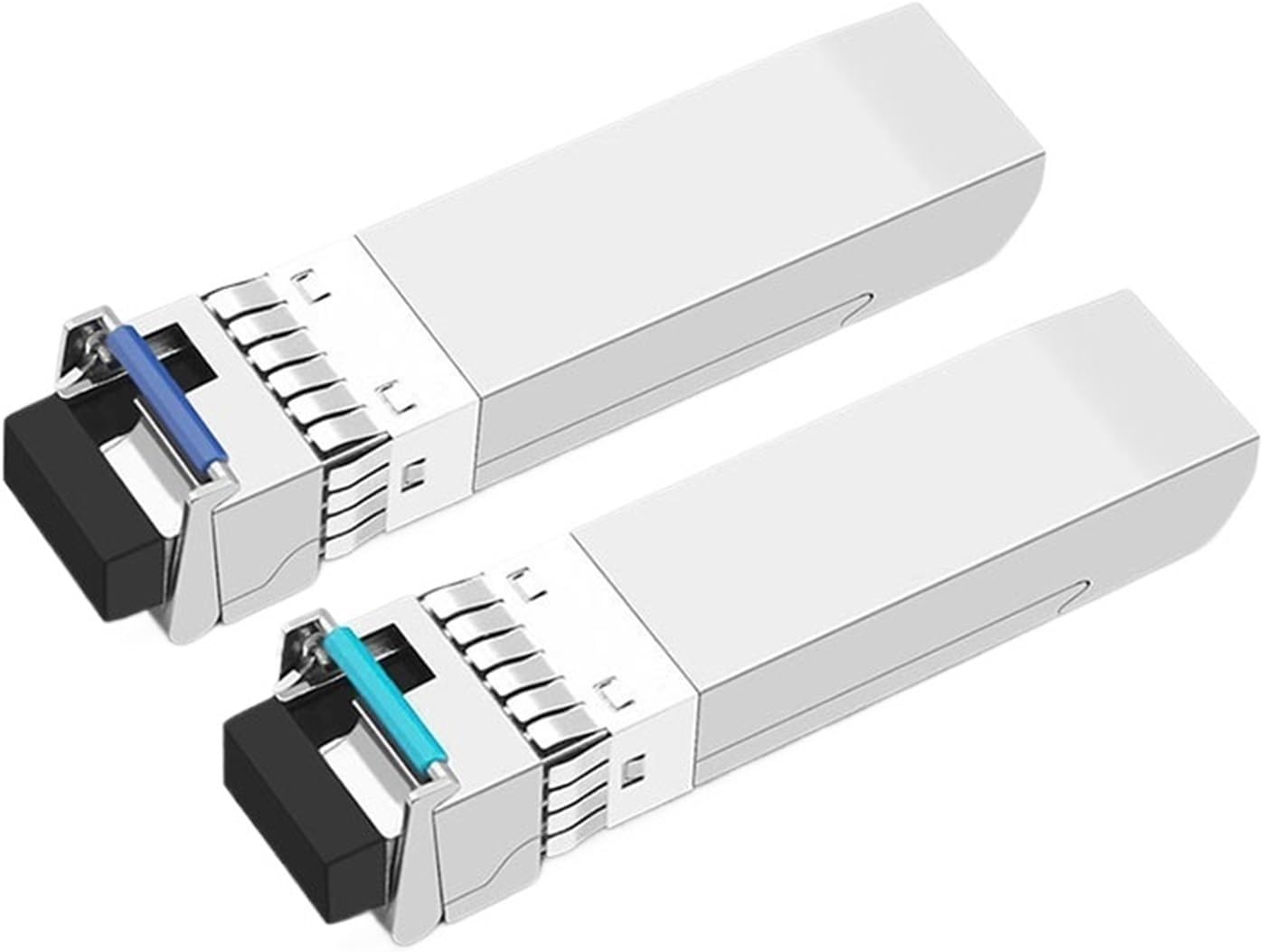 10G SM LC WDM SFP+ Module 1270/1330nm Single Mode 10-80KM Fiber Optic Module Compatible with Switch(1Pair 20KM)