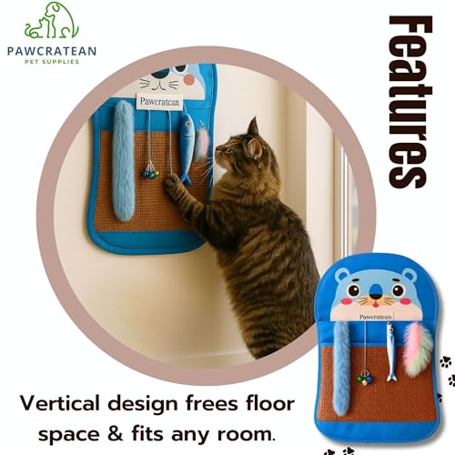 Tapete para gato de fieltro suave con charms 27 pulgadas miniatura 3