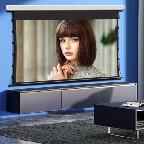 Pantalla de proyección eléctrica empotrable 150 pulgadas