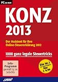  Konz Steuer 2013 - Der Assistent für Ihre Online-Steuererklärung 2012