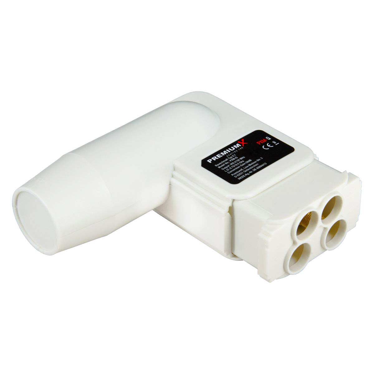 Premium X Multischalter Set 9/8 Multiswitch 2X Quattro 3° Multifeed LNB 32x F-Stecker, Satblock Signalverteiler 2 SAT für 8 Teilnehmer