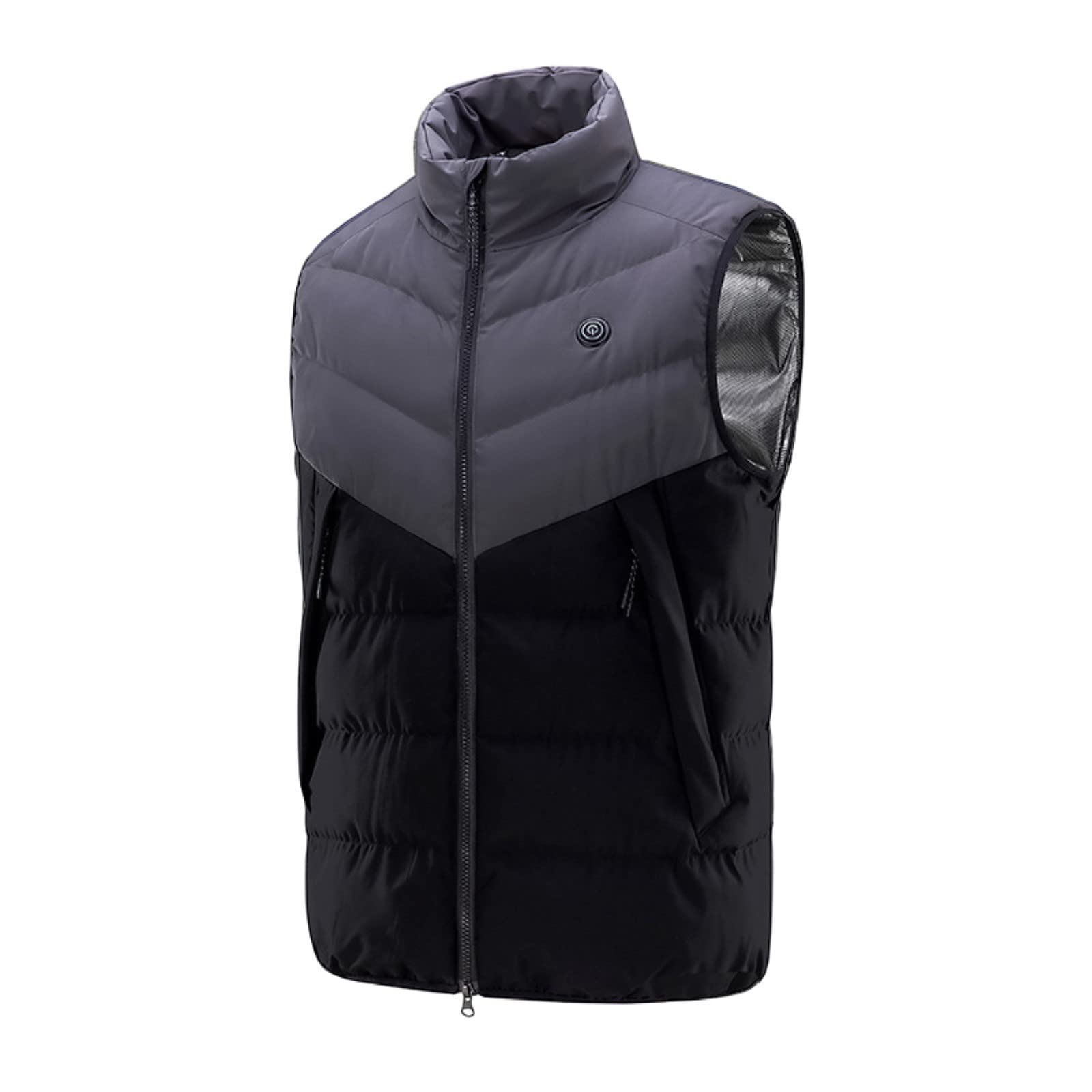 Gilet Riscaldato Uomo Giacca Riscaldato Con 9 Zone Riscaldamento 3 Temperatura Regolabile Giubbino Riscaldante Intelligente Invernale Gilet Termico Giubbotto Piumino Per Caccia Moto Sci E Campeggio