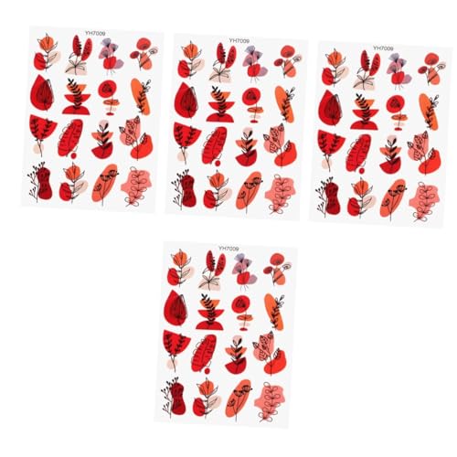 Sewroro 4hojas Papel De Transferencia Para Arcilla Polimérica Decoración De Pendientes De Arcilla Diseño Floral Transferencias De Calcas Para Manualidades