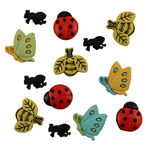 Buttons Galore Button Theme Pack, Garden Bugs