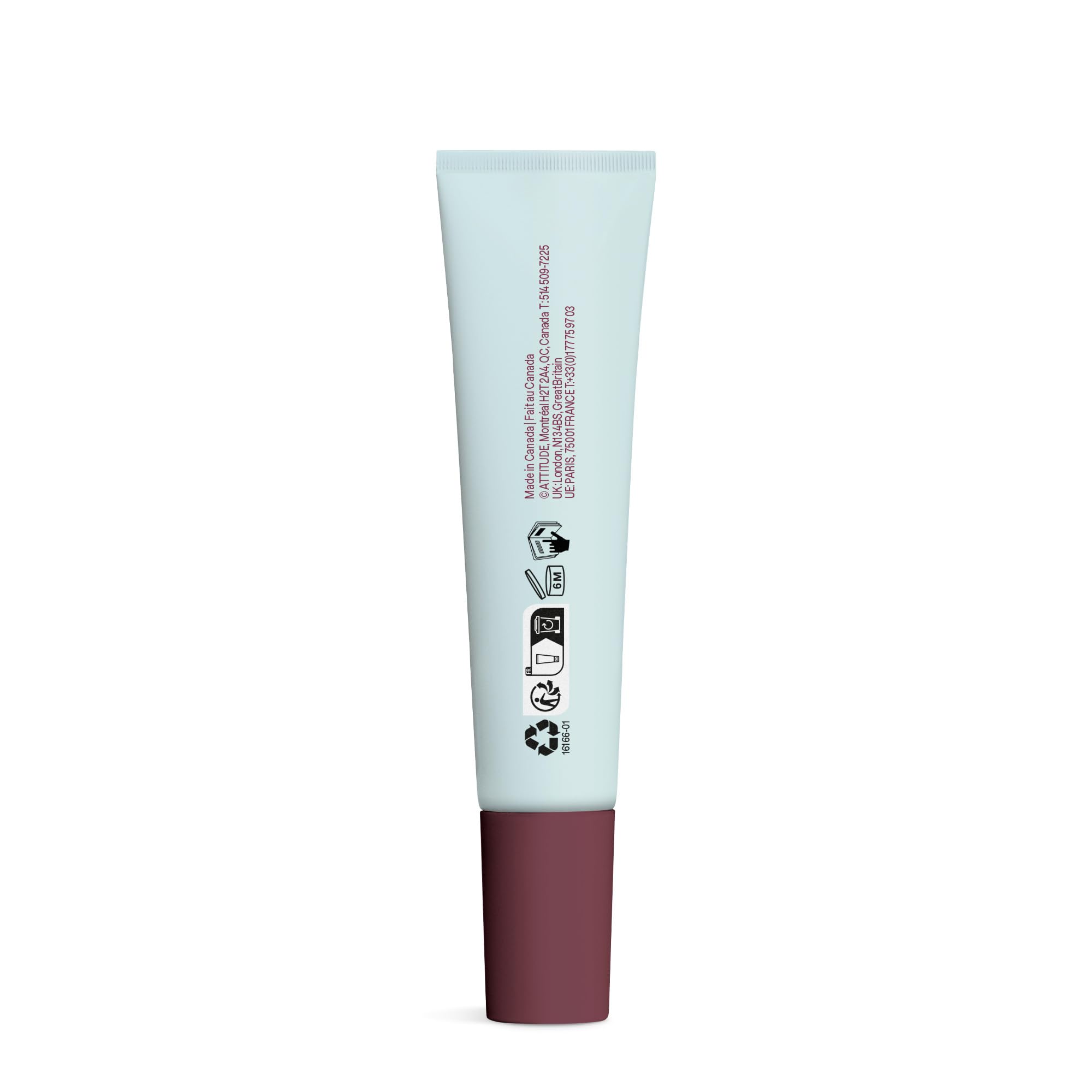 ATTITUDE Anti Aging Eye Cream, With Peptides, Algae Extract & Hyaluronic Acid, For Dark Circles & Wrinkles, Fragrance Free Skincare, Dermatologically Tested, EWG Verified, Vegan, 0,5 Fl Oz