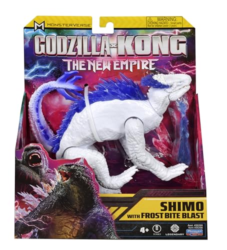 Godzilla x Kong Shimo (Ice Breath + outros acessórios) Boneco Bandai Original The New Empire 15 cm