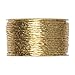 Produktbild FloristryWarehouse Papier Kordel Gold 2 mm Durchmesser mit internen Draht 50 m Spule