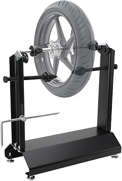 Motorcycle Wheel Balancer, Wheel Truing Stand, Adjustable Truing Pointer | Heavy Duty Motorcycle Tire Balancer, Motorcycle Stand for Most Motorbike Wheels Car Lot Model