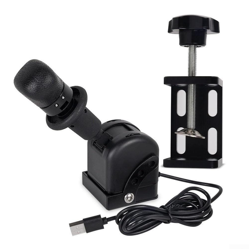 Freno a mano USB, simulatore in lega di alluminio, freno a mano e gioco ampia gamma di morsetti per PC Gaming accessorio per gli appassionati di Sim da corsa