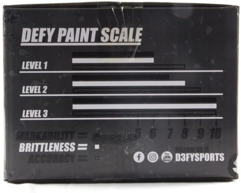 Miniatura 3 de D3FY Defy Paint - Bolas de pintura de nivel 1 desafían la pintura de nivel 1, bolas de pintura calibre 68 (2000 unidades), multicolor