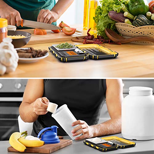 (Upgradaed) Amir Digital Mini Scale, 200G /0.01G Pocket Scale, 50G Calibration Weight, Electronic Smart Scale, 6 Units, Lcd Backlit Display, Tare, Auto Off, Stainless Steel (Battery Included) #TOP5