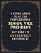 Senior Vice President Lined Notebook - I Never Asked To Be The Professional Senior Vice President But Here I'm Absolutely Crushing It Job Title ... A4, Passion, Daily, 8.5 x 11 inch, Budge