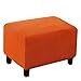 Stretch Ottoman Slipcovers Ottoman Cover, Soft Folding Footpool Cover With Elastic Bottom Washable Jacquard Seat Cover Lämplig för vardagsrum Haustierfreun-S kod-IS