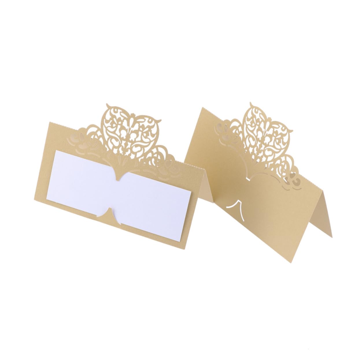 OUNONA 150stücke -cut Platzkarten Mit Floralen Motiven Für Hochzeiten Und Veranstaltungen Elegante Tischkarten Für Namensbeschriftung Und Dekoration Goldene Farbe
