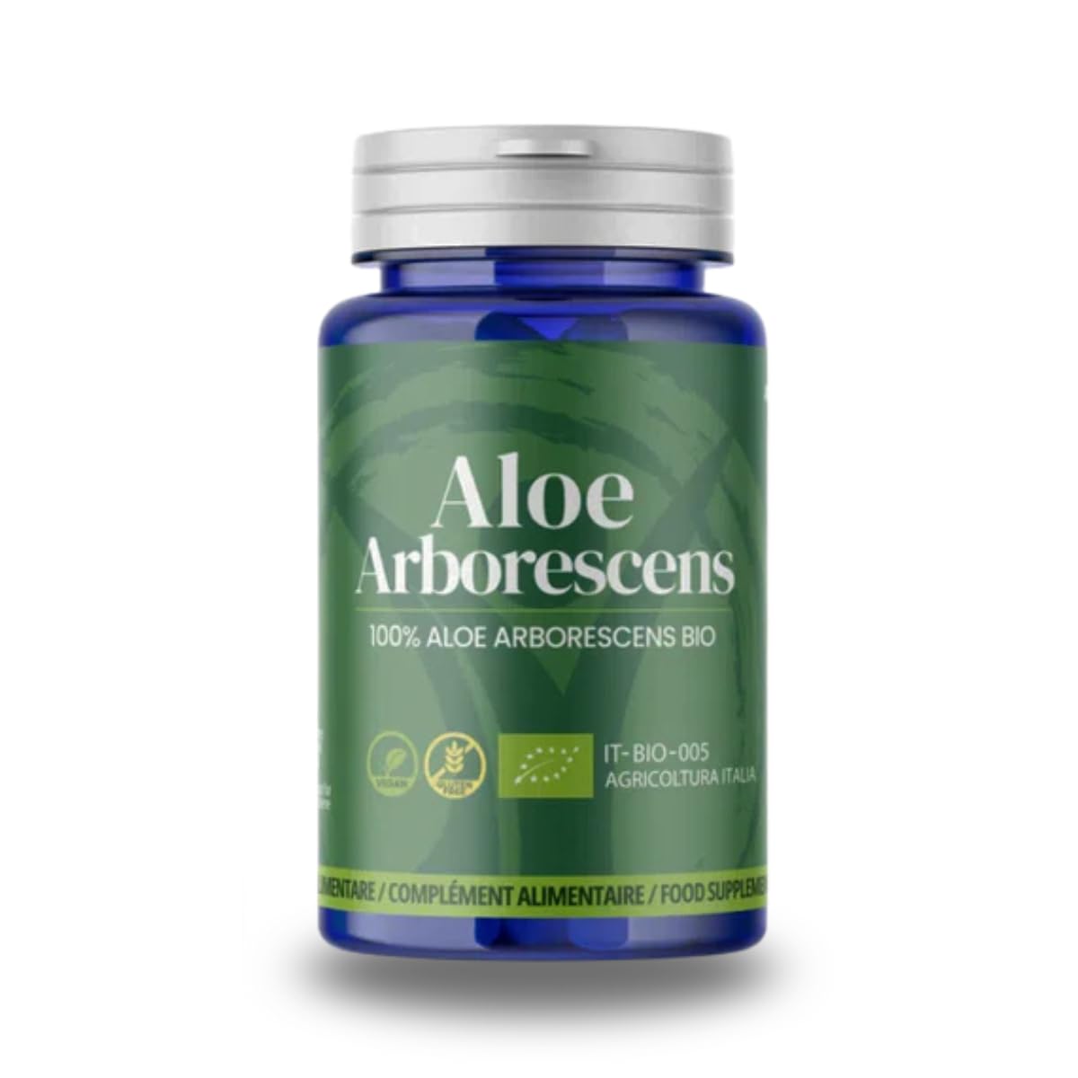 TeoNatura Integratore Alimentare di Aloe Arborescens - 100% Biologico Made in Italy - 50 Capsule
