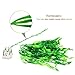 Tacobear 20 Inch Large Aquarium Decor Gradient Color Fish Tank Decoration Ornament Artificial Plastic Plant (Green)