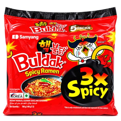 Samyang Hot Chicken Flavor Ramen Buldak 3X Spicy Instant Noodles
