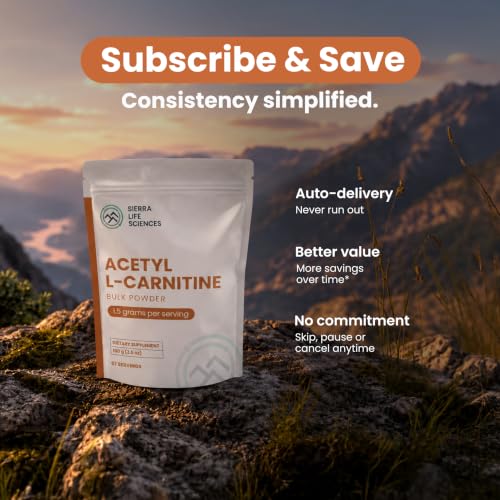 Sierra Life Sciences Acetyl L-Carnitine Powder