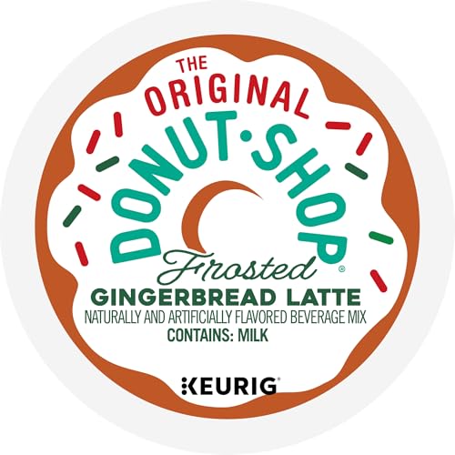 The Original Donut Shop One Step Latte, Frosted Gingerbread, Keurig Single Serve K-Cup Pods, 20 Count - image 3