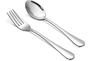 12 Pieces Premium Fork and Spoon Silverware Flatware Cutlery Set