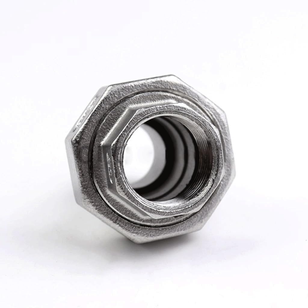 304 Edelstahl-Innengewinde auf Außengewinde-Verbindungsstück-Verbindungsstück-Adapter for DIY-Schlauchverbindungen(1.5Inch)