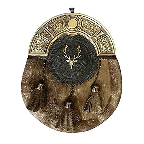 Semi Dress Mens Scottish Kilt Sporrans Various Badge Style