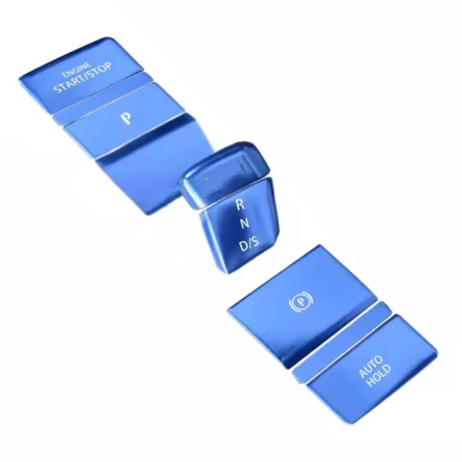 Autocollant bleu levier vitesse Golf boutons usés solution esthétique - 2