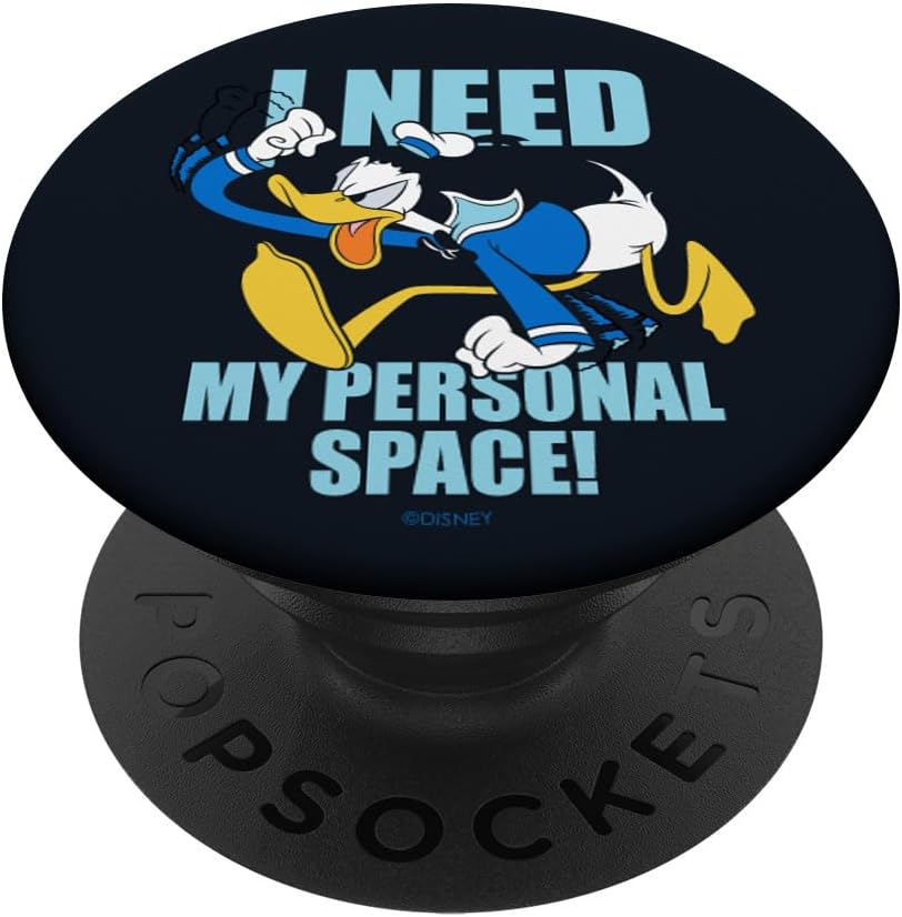 Mickey and Friends Donald Duck I Need My Personal Space PopSockets Standard PopGrip