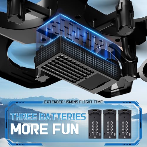 Image of RC Planes with 3 Batteries for Kids Adults, Foam Remote Control Airplane Jet Helicopter Drone Toys for Kids Adults 8-12 12-16, Remote Control Plane Airplane Toys with Led Lights