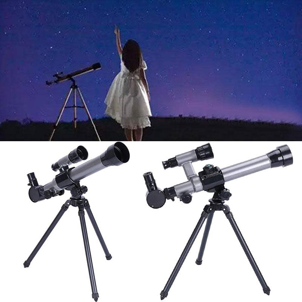 20-40X zewnętrzny monokularowy teleskop astronomiczny ze statywem przenośna zabawka dla dzieci z lustrem z celownikiem, kompasem