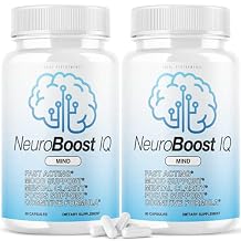 2 Pack Neuro Boost IQ Supplement Brain Pills Mind Ben Carson Neurobooster Neuroboostiq 120 Capsules