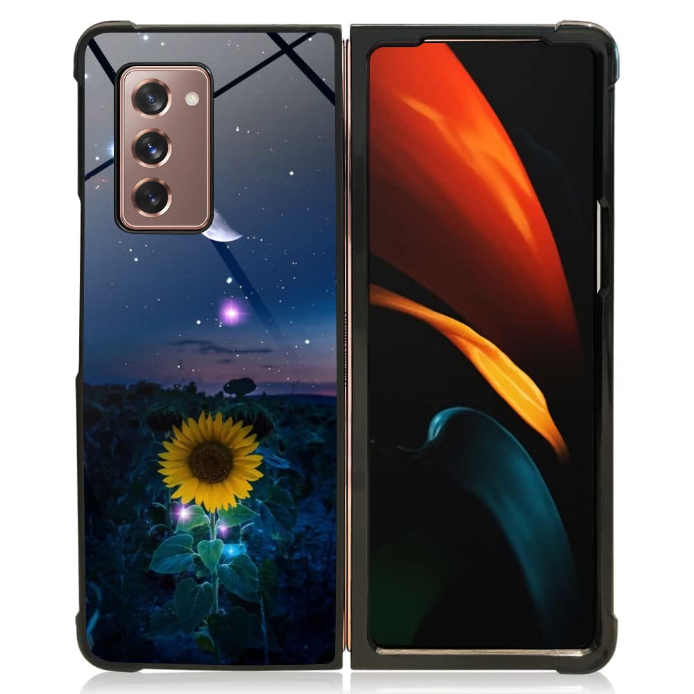 ZHEGAILIAN Compatible with Samsung Galaxy Z Fold 2 5G Case,Non-Slip Soft TPU Bumper Shockproof Protective Case Compatible with Samsung Galaxy Z Fold 2
