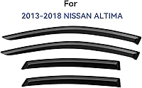 Vista 322 de Viseras de ventana in-Channel, protectores contra la lluvia para 2011-2023 Dodge Charger, visores de ventilación de ventana con deflectores