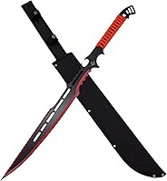 Vista 23 de Snake Eye Tactical - Espada de fantasía con funda de nailón, machete para exteriores y camping