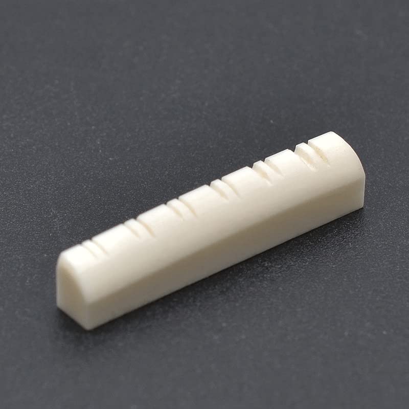 Dadi per Chitarra a 12 Corde in Vero Osso Scanalato, per Chitarra Elettrica, 43 X 6 X 8,5 Mm o 48 X 3 X 5,5 Mm, Accessori per Chitarra Elettrica, 100 Pezzi/43 * 6 * 8.5Mm 100Pcs