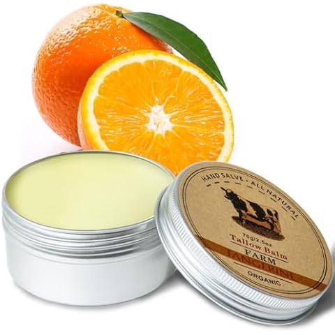 ruifengsheng Tallow Balm, Beef Tallow Balm Grass Fed Beef Tallow for Skin, Beef Tallow 100% for Skin Full Body Moisturizer (70g) Cover
