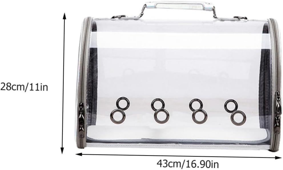 DECHOUS Parrot Carrier Bag Breathable Outdoor PET Birds Container Travel Carry Pouch for Parrots Compatible Bird Species