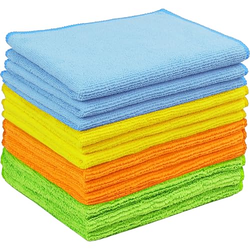 Simple Houseware 12 Pack Microfiber Cleaning Cloth (12" x 12")