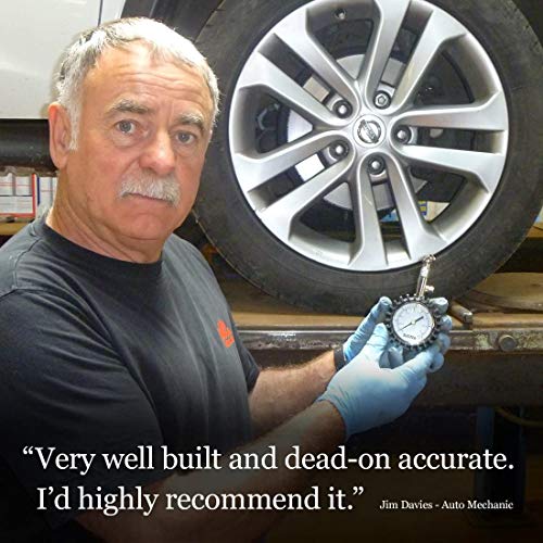 TireTek Premium Tire Pressure Gauge - Large Dial - Image 6