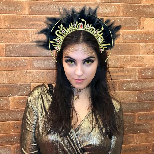 Roaring Good Time Medusa Headpiece Medusa Crown Snake Headband Medusa Costume Accessories Goddess Costume Women Costume Cosplay for Halloween Christmas - Image 4