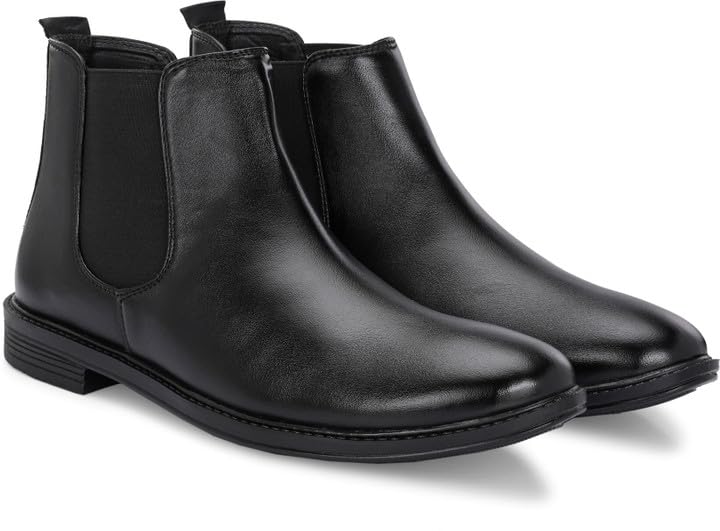 Image of Men Casual Boot | Boot For Men | Chelsea Fashion | Comfort Synthetic Leather All Season Wear Boot