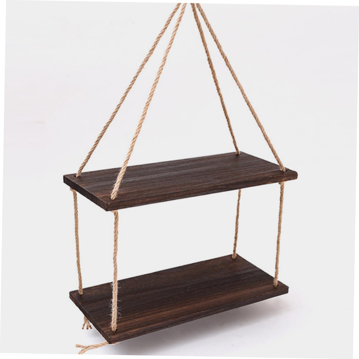 HOOTNEE 1 Set Boho Wall Hanging Shelves Rustic Plant Shelf for Home Decor for Room Bedroom and Study Room Wall Display