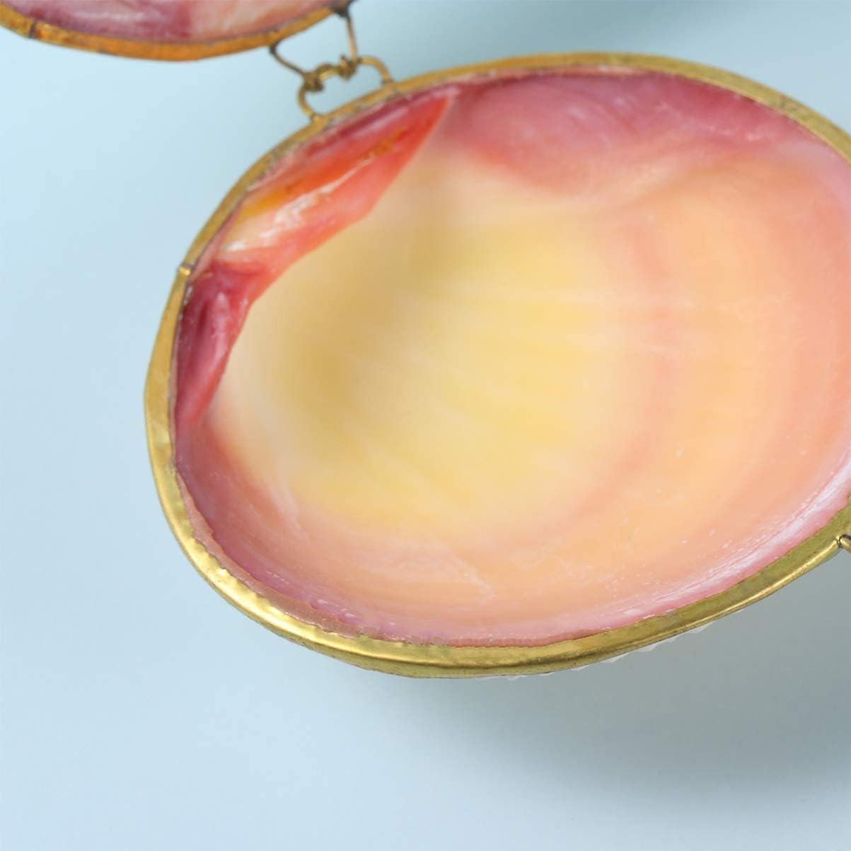 Shell Jewelry Box Shell Trinket Box Earring Necklace Ring Organizer Box for Girls Women Birthday Christamas - Image 5