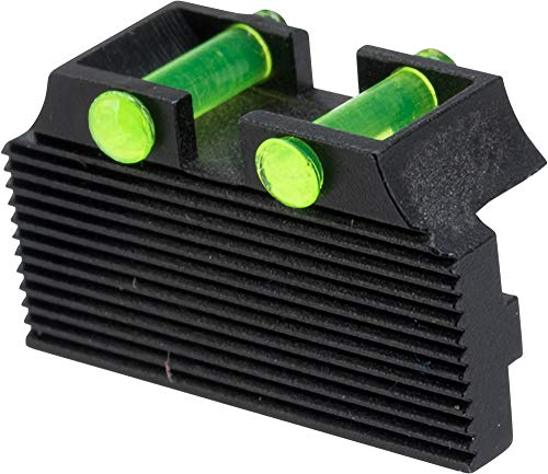 Evike Airsoft - APS CNC Fiber Optic Rear Sight for Marui Hi-Capa Gas Airsoft Pistols