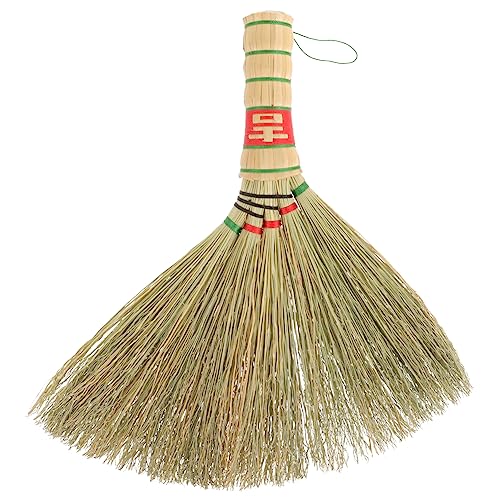 KICHOUSE Household Small Cleaning Broom Traditional Desk Dust Brush for Home Kitchen Office Use Compact for and Efficient Sweeping